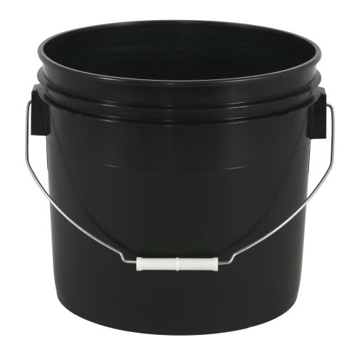 Bucket Black 3.5 Gal. With Handle & No Lid 