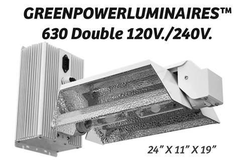 LEC Green Power Luminaires 630 Double 3k 120/240v