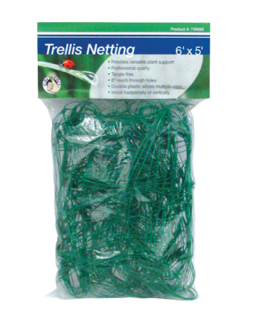 Trellis Netting 6' x 10' Green Plastic 