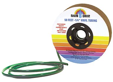 1/4 inch Vinyl Tubing, 50 ft length, Green