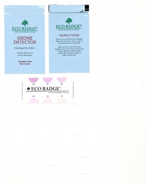 Ozone Test Kit (Eco Badge)